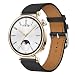 Produktbild Huawei Watch GT4 41mm Armbänder - Weich PU Leder Keine Lücke Armbänder für Herren & Damen (Schwarz)