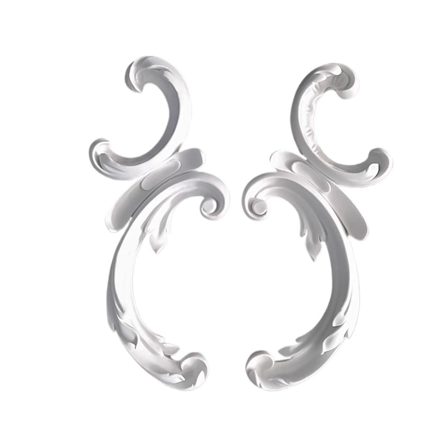 Jtksscs 25.2X11.5x2.3cm Wall Moulding Decorative Appliques Diy Carved Onlay For Bed Door And Onlays For Furniture Cabinet Wardrobe Decoration
