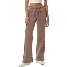Design by Olivia Womens Sweatpants Baggy Wide Fleece Lined Straight Leg Pants Athletic Jogger