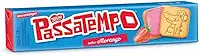 Biscoito Recheado, Passatempo, Morango, 130g, Pacote de 1