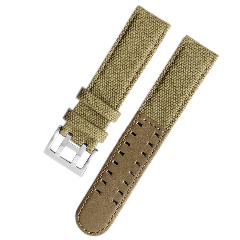 Correa de cuero de lona para reloj Hamilton Khaki Field H68201993 H7060596 Correa de reloj Seiko correa de reloj 20 mm 22 mm hebilla