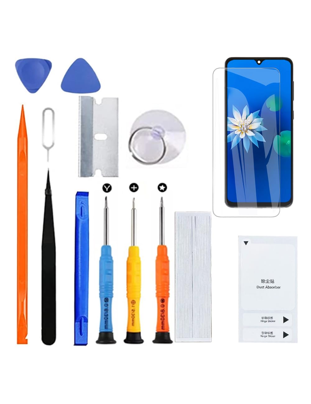 Display Bildschirm für Samsung Galaxy A33 5G TFT A336E A336B A336B/DS LCD Bildschirm Ersatz Assembly kit（Schwarz mit Rahmen,Ohne Fingerabdrücke