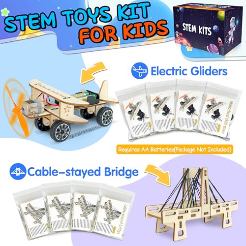 LINAYE 24 Packs STEM Kits for Kids, 6 in 1 Treasure Box Toys Gifts for Kids - Image 4