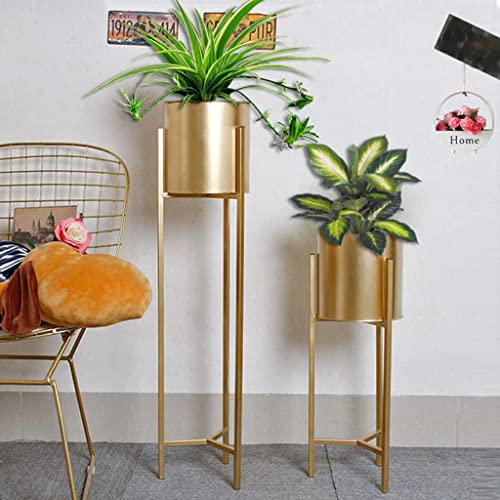 Support pot de fleurs YangRy doré 60cm pour optimiser vos espaces