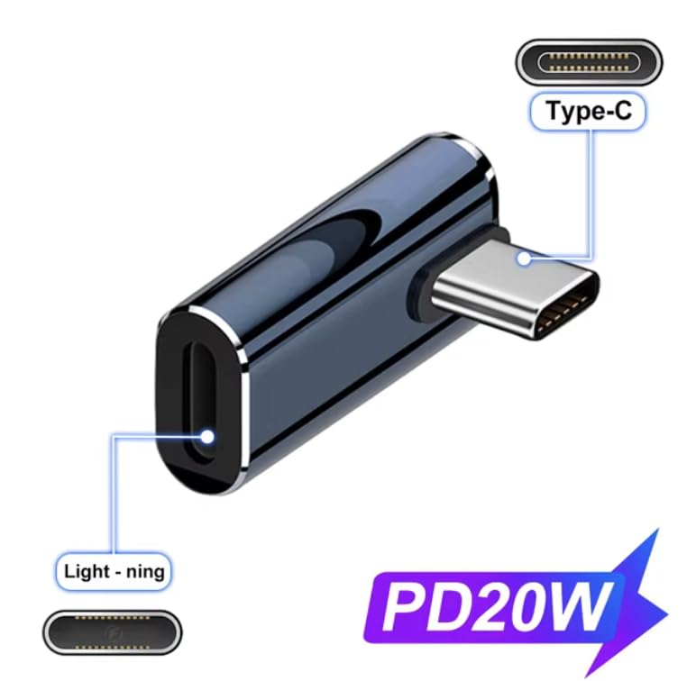 ✨ライトニング アダプタ 急速充電 高速データ転送 L字Stereo Elbow Amazon.co.jp: USB Type-C → ライトニング (iOS) 変換アダプタ
