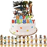 AUNGKWANG 25 Pezzi Tung Tung Tung Sahur Cake Topper, Decorazioni Torta, Cake Topper Compleanno, Decorazioni per Feste per i Fan dei Bambini, per Decorare Cupcake, Muffin, Torte, Altri Dolci