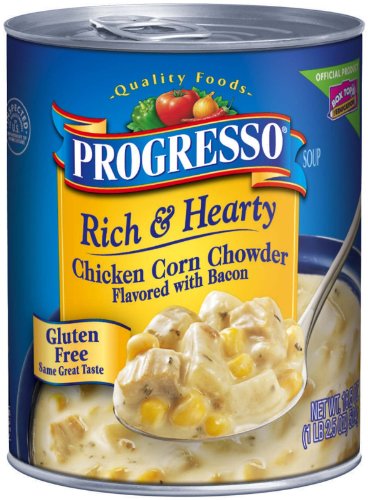 Image of Progresso Rich & Hearty, Chicken Corn Chowder Soup, 18.5 oz (Pack of 6)