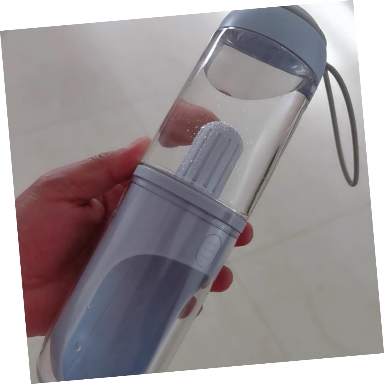 Beavorty Borraccia per Animali da 330ml, Design a U, Apertura Ampia e Uso Mano, di Perdite, per Gatti e Cani in Viaggio