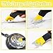 Grout Removal Tool Tile Grout Saw Angled Grout Saw with 6 Pieces Extra Blades Replacement and 1 Tile Seam, Grout Saw Tile Grout Remover Tool Accessories for Tile Cleaning
