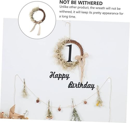 Miniatura 9 de 2 guirnaldas de aliento de bebé, guirnalda de gypsophila, guirnalda decorada, guirnalda de fiesta, coronas de puerta, guirnaldas artificiales para