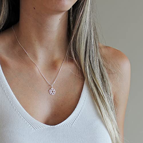 AMENNA, Pingente Estrela de Davi Pequeno Prata 925