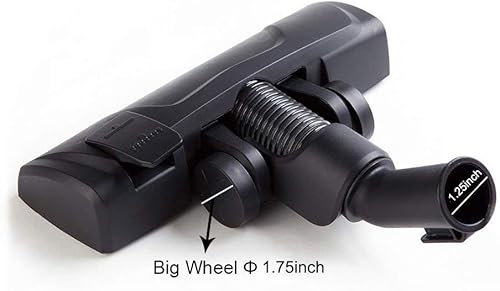 Miniatura 9 de EZ SPARES Repuesto para cabezal universal de cepillo de piso para aspiradora, 1 1/4 pulgadas 1.260 in, 2 nuevas funciones a elegir (en el suelo y la