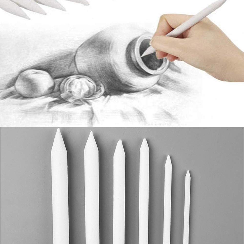 12Pieces Blending Stumps Tortillions Set Sketch Drawing Tools Art