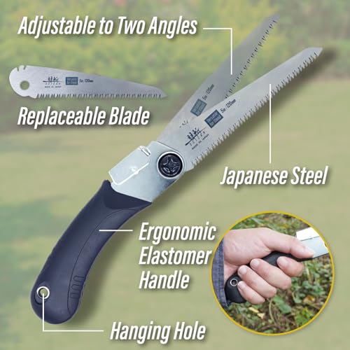 SUIZAN Japanese Folding Saw 120mm Versatile for Wood - Pocket Handsaw Pruningsaw Garden Woodworking DIY Tools 5 SUIZAN Japanese Folding Saw 120mm Versatile for Wood - Pocket Handsaw Pruningsaw Garden Woodworking DIY Tools - Image 5