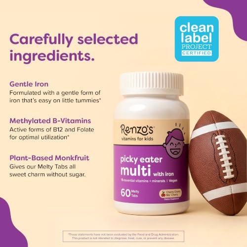 Renzo's Picky Eater Kids Multivitamin Dissolvable Tabs