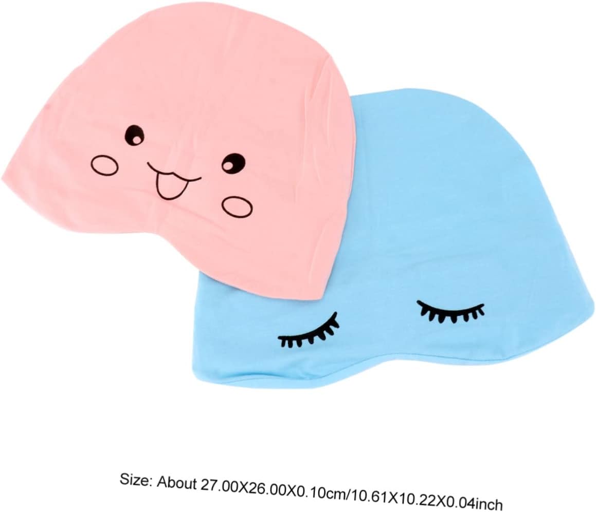 GALPADA 2Pcs Summer Pregnant Woman Confinement Caps Comfortable Sleeping Hats for Women Breathable Turban Design for Postpartum Use Style Selection Blue