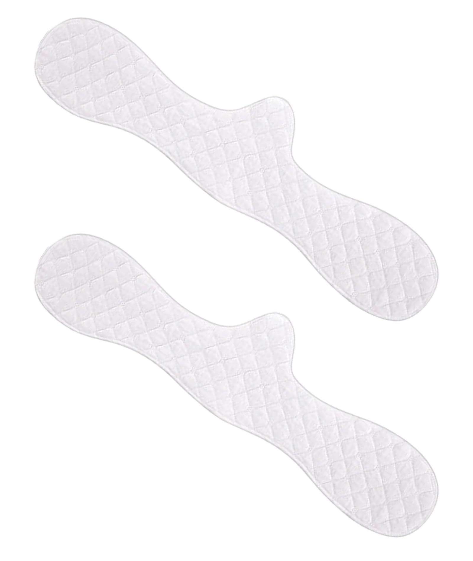 2PCS Under Breast Sweat Pads, Breast Pads, Washable Breast Pads for Women, Soft Absorbent Sweat Liners for Gym Workouts and Professional Meetings