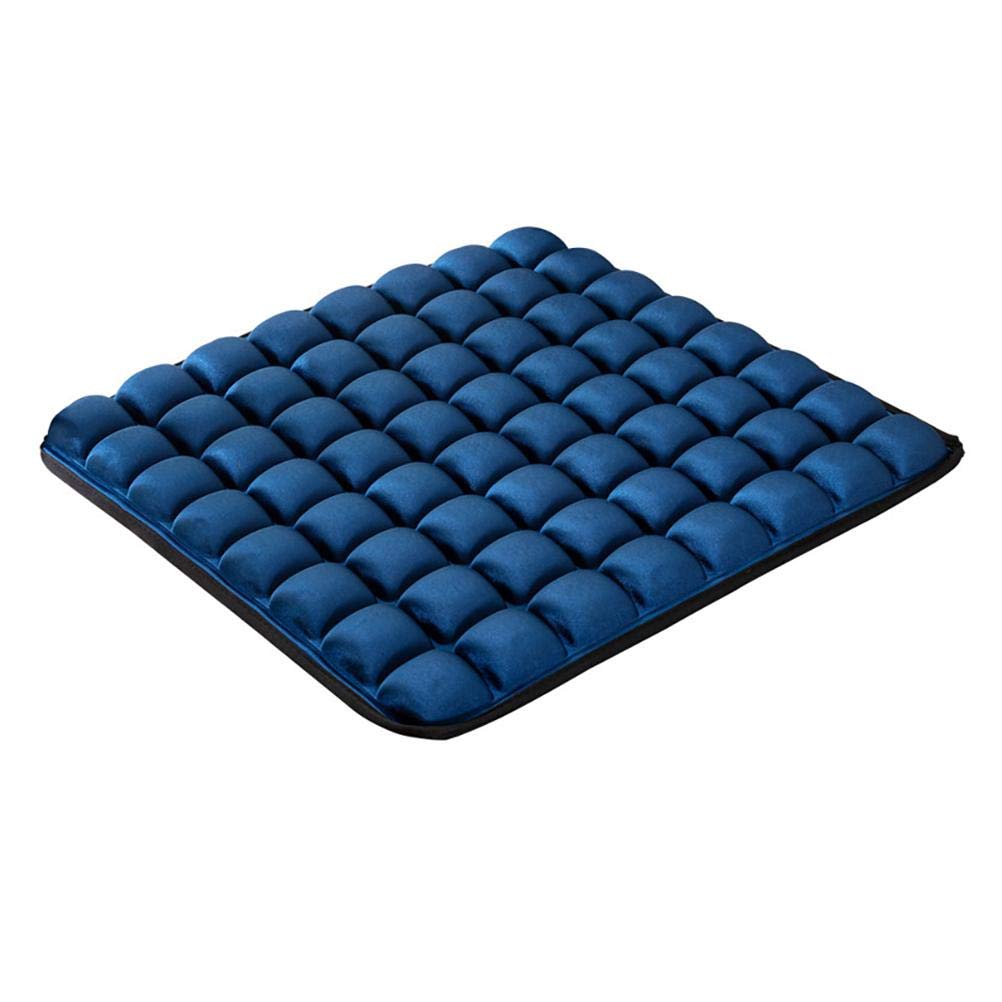 Hidyliu Cuscino Sedile Auto Guidatore Rialzare Ad Aria Per Alleviare la Schiena Sciatica Coccige Dolore Cuscino d'aria 3D Per Ufficio Casa Auto Sedia a Rotelle Grigio
