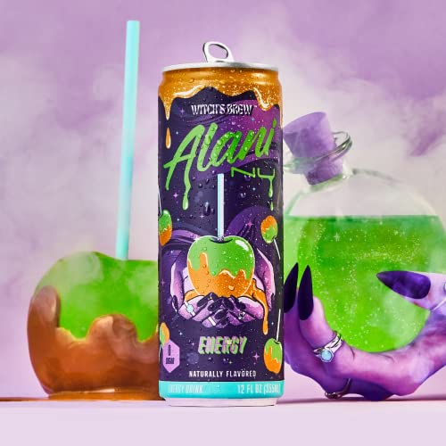 Alani Nu Sugar-Free Energy Drink, Pre-Workout Performance, Witch's Brew, 12 Oz Cans (Pack Of 12) #TOP4