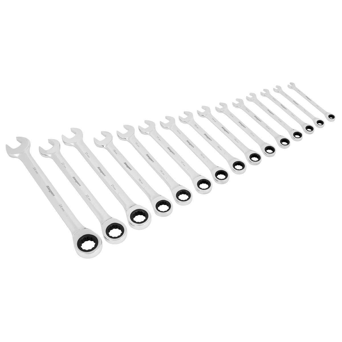  - Sealey Siegen Combination Ratchet Spanner Set 15Pc S01247