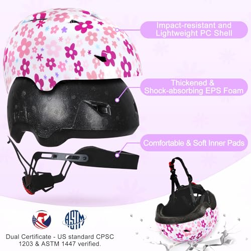 Image of Toddler Bike Helmet, Kids Helmets Baby Infant Bike Helmet for Kids Toddlers Boys Girls Age 1-3 /2-4 /3-5 /5-8 for Biking Scootering Skateboarding