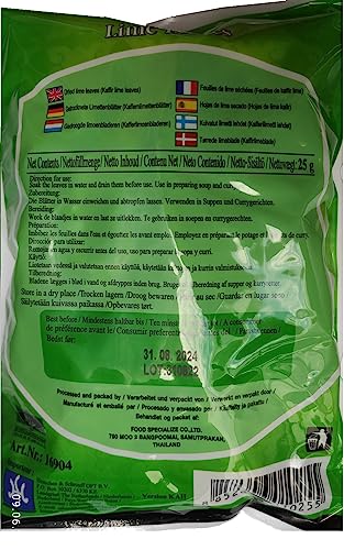 2er Pack x Thai Dancer - getrocknete Kaffir Limettenblätter - 25g