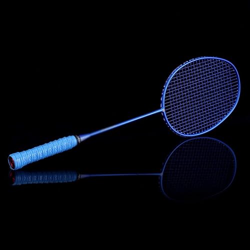 GGRBH - Raqueta de bádminton profesional de fibra de carbono con bolsa de transporte