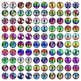 100Pcs Assorted Dragon Eyes Glass Cabochon Eyes for Clay Doll Making Sculptures Props for DIY Crafts Jewelry Making Christmas Gift
