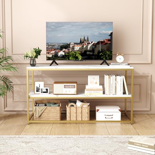 Luxury Marble Top TV Console