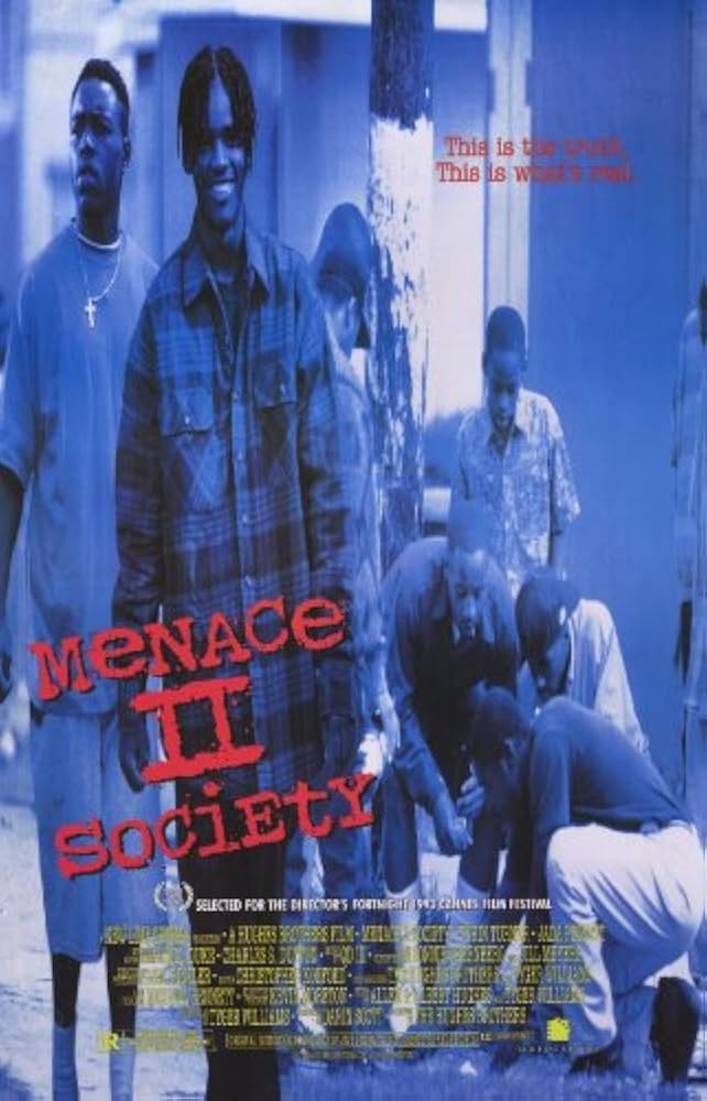 MENACE II SOCIETY ポスター MENACE II SOCIETY ORIGINAL ROLLED 27X40 MOVIE POSTER STYLE B