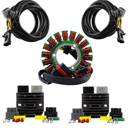 RMSTATOR Replacement for Improved Heavy Duty Dual Output Stator + SERIES Voltage Regulator Rectifier Polaris Sportsman 325/570 / 850/1000 2014-2020 | 4013970/4015340 / 4015292/4013990 4013013