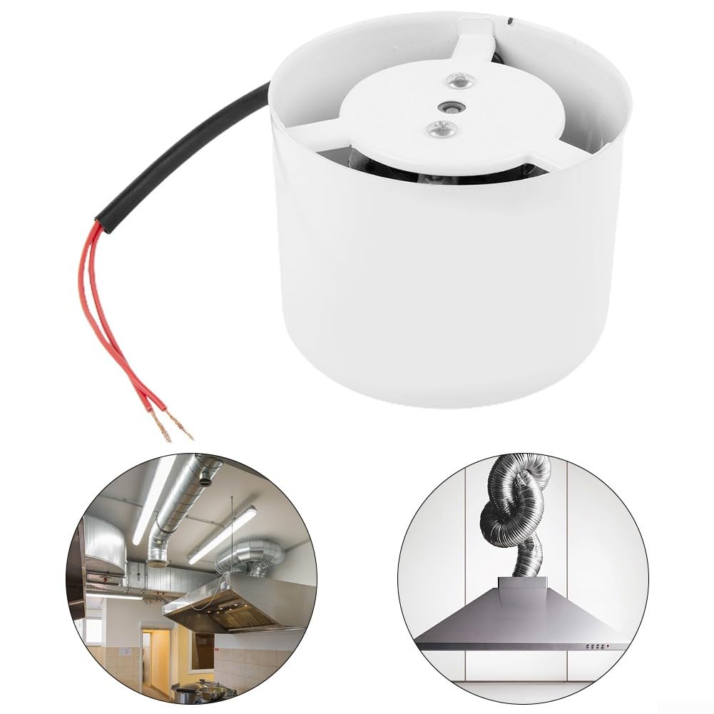 Ventilador extractor de 100 mm, ventilador de conducto extractor de humo, ventilador de tubería en línea de 140 M³/h, ventilador de escape circular de 4 pulgadas, ventilador presurizado para conducto