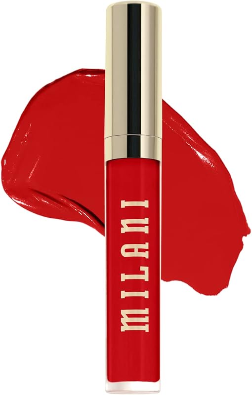 Lápiz labial líquido Milani Stay Put de larga duración - Tinte de labios mate de 12 horas - Bandera roja | Lápiz labial líquido liviano y nutritivo con hasta 12 horas de uso mate de cobertura total y a prueba de transferencia. Vegano y libre de crueldad.