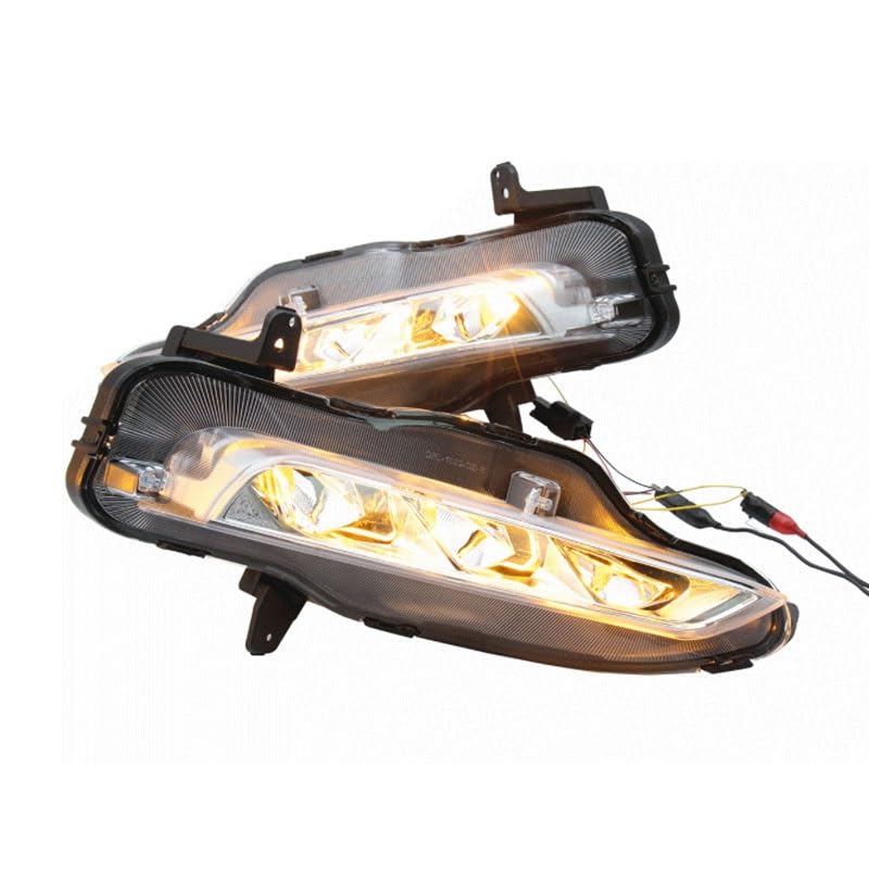 Clignotant arrière avec feux de jour LED et feu antibrouillard auto