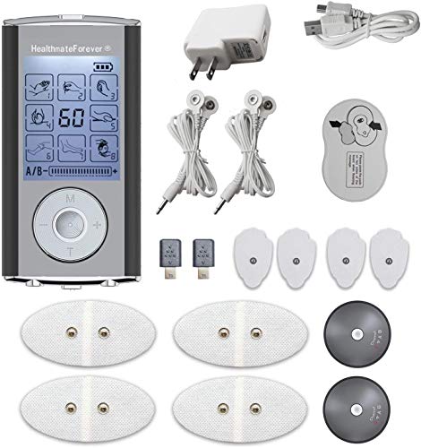 HealthmateForver 2nd Edition HM8AB Black+ 2 Wireless Wi9 Kits| 8 Modes Plantar Fasciitis