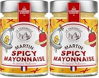 Les informations ci-dessous s'appliquent à chaque unité du pack 🌶️ Co-branding La Tourangelle x Martin Hot Sauce : Mayonnaise spicy à base de piment habanero. 🥵 Piquant force 6/12... Attention ça va chauffer ! Idéale pour les amateurs de piment. ✅ Ma...