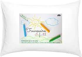Travesseiro TRP Imports Select Kids Infantil 40x60cm