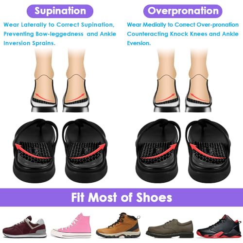 Svowin 3 Layers Adjustable Supination Overpronation Insoles thumb #5