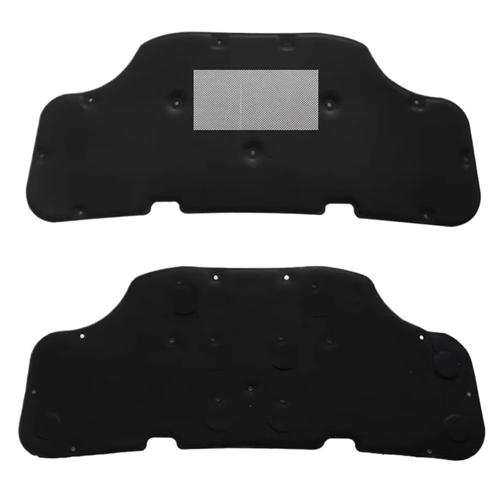 Himwqfuh Style B Car Hood Insulation Pad For Benz For Glb X247 2020 2021 2022 2023 2024 Soundproof Pad Heat Cottonhood Engine Insulation Mat Car Auto Accessories