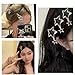 20pcs Silver Hair Clips for Women,Y2K Star Hair Clips,Metal Barrettes 12 Shapes Pentagram Bobby Pin for Girls Styling Star Hairpin Cool Hairpin Set