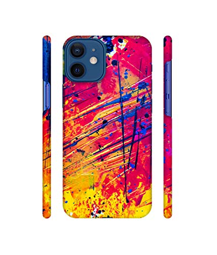 Image of Amazon Brand - Solimo Designer Color Sprink 3D Printed Hard Back Case Mobile Cover for Apple iPhone 12 Mini