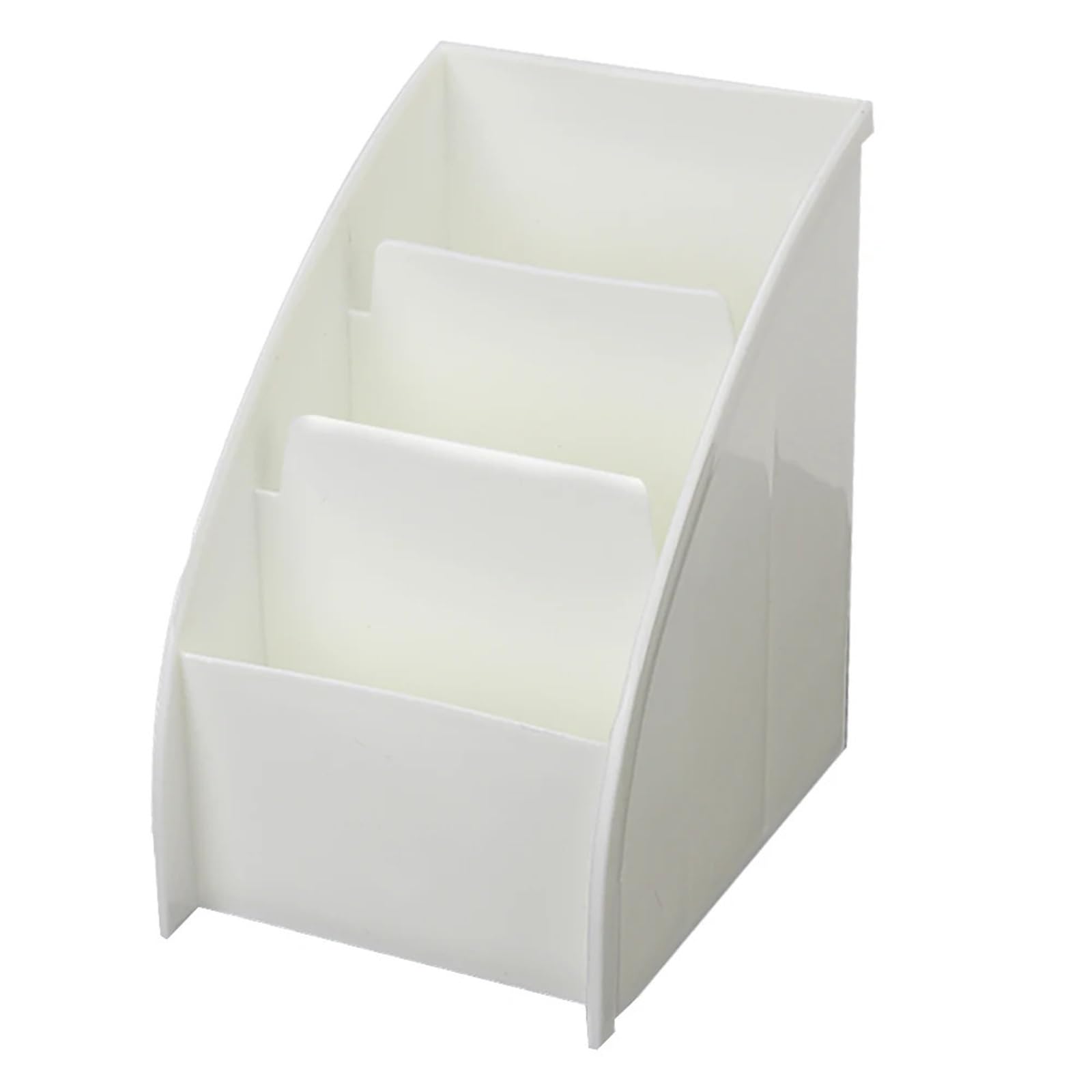 WUYXTO 2 Pcs Remote Control Organizer 3 Grid Desktop Storage Case TV Box Stationery Phone For Desktop