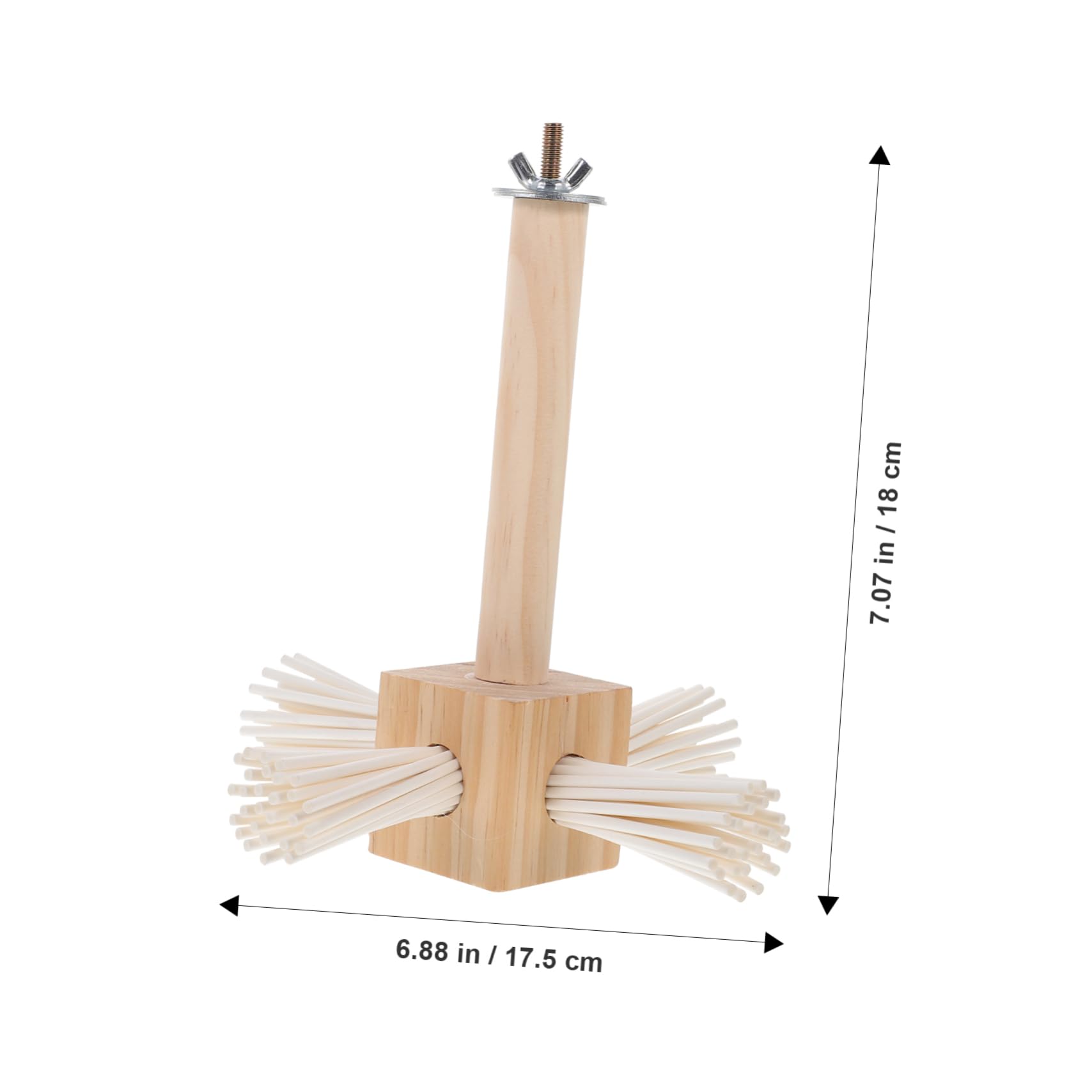 POPETPOP 4 Perchas para Pájaros Soporte para Pájaros Juguete para Loros Percha De Madera Juguetes para Periquitos Jaula para