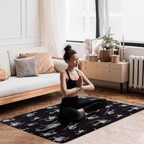 Tapis absorbant et antidérapant en velours doux 150x100 cm idéal pour protéger tous types de sol