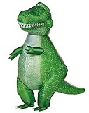 Spirit Halloween Toy Story Rex Adult Inflatable Costume | Officially Licensed | Disney | Pixar | Fan Operated - OS