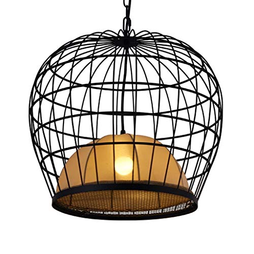 Preisvergleich Produktbild Aaedrag Kreativen Stil Hängende Laterne Kronleuchter Eisen Vogelkäfig Lampe Retro Geschmack Gourmet Club Hotel Wohnzimmer Esszimmer Projekt Benutzerdefinierte Licht (Color : D 40cm / 15.7in)