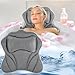 Zikenis Badewannenkissen mit 2 Starken Saugn&auml;pfen, Badekissen f&uuml;r Badewanne mit 4D-Air-Mesh-Technologie, Badewannenkissen Nacken mit Ergonomischer Passform f&uuml;r Nacken R&uuml;cken, Badewanne und Home Spa
