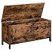 Produktbild HOOBRO Truhen, Sitzbank mit Stauraum, Spielzeugtruhe mit Deckel, Schuhbank, Sitztruhe, Aufbewahrungstruhe, Robust, Sicherheitsscharniere, Schlafzimmer, Wohnzimmer, 100 cm, Dunkelbraun EBF100CW01