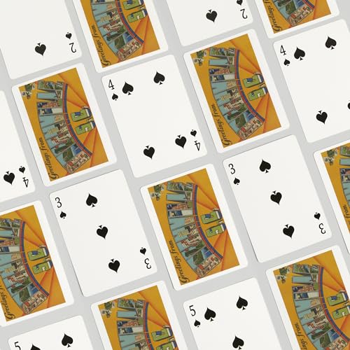 Juego de cartas póker 52 naipes Lantern Press Greenville miniatura 4