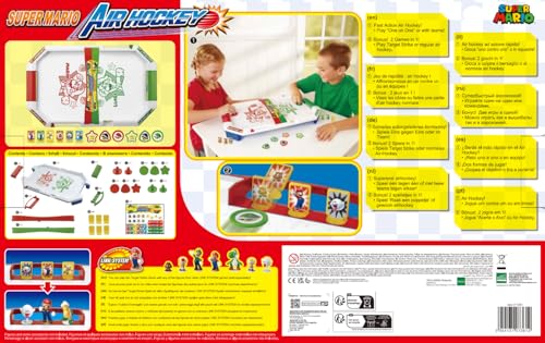 EPOCH Games - 7361 Super Mario Air Hockey, Cor: Multicolor